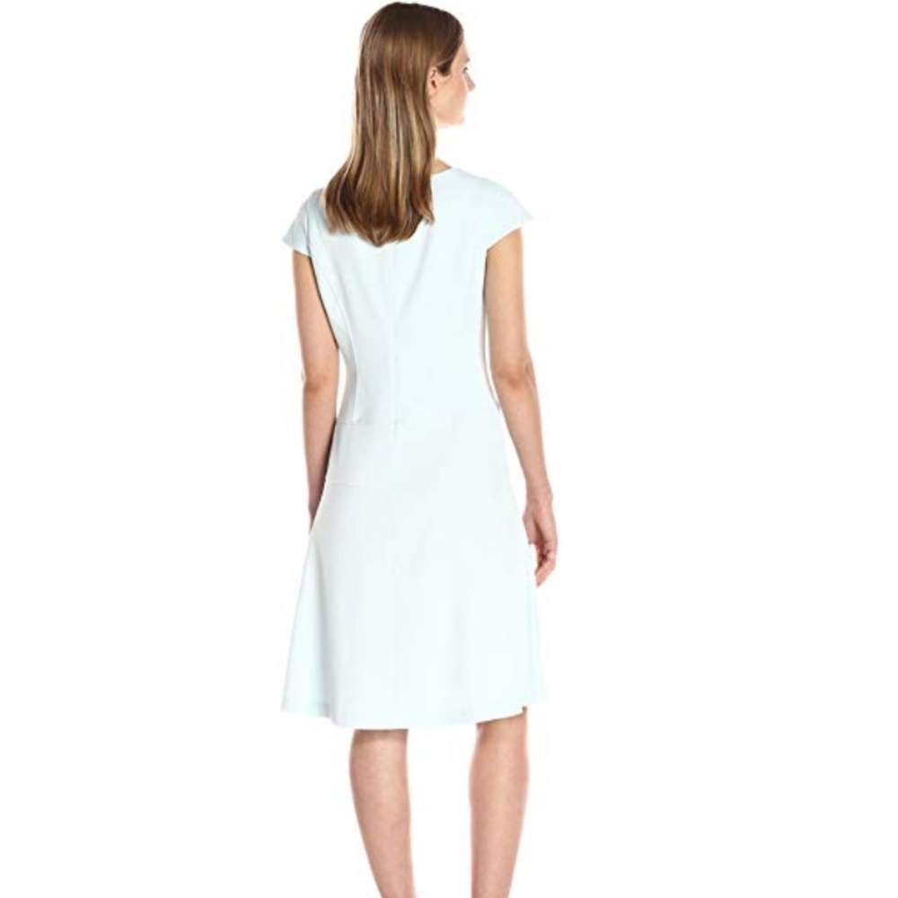 Lark & Ro Cap Sleeve Fit-n-Flare Dress - Size 16 - Picture 2 of 7